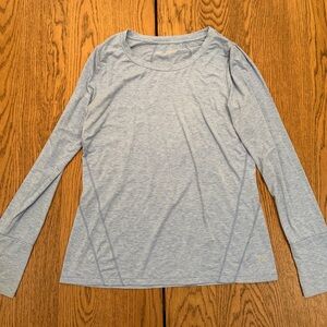 GAP GapFit breathe Blue Long Sleeve Women's Performance Top
